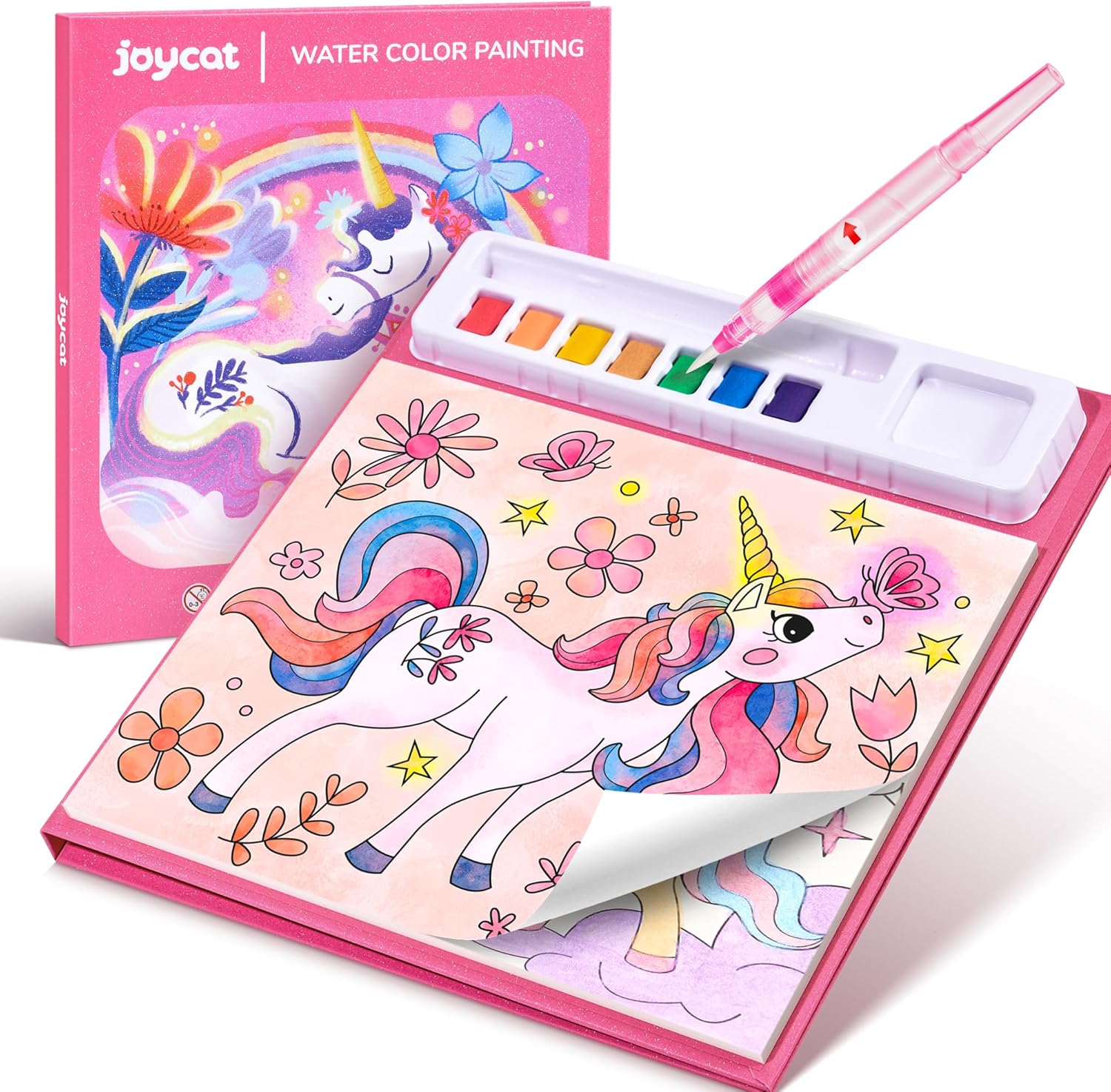JoyCat Paint with Water Coloring Books Watercolor Painting Sets for Kids