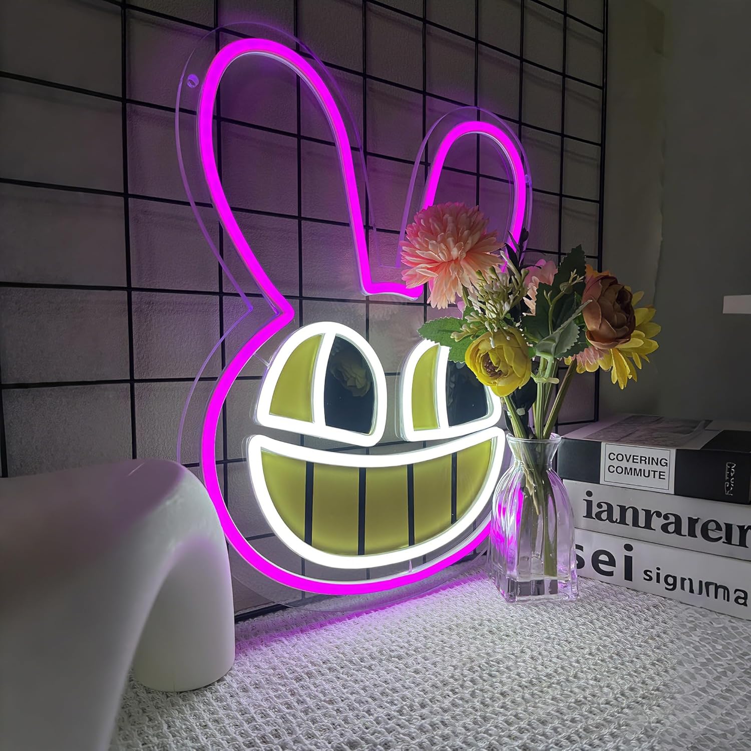 Neon Sign Jax LED Wall Light The Amazing Digital Circus - Jax Circus Merchandise