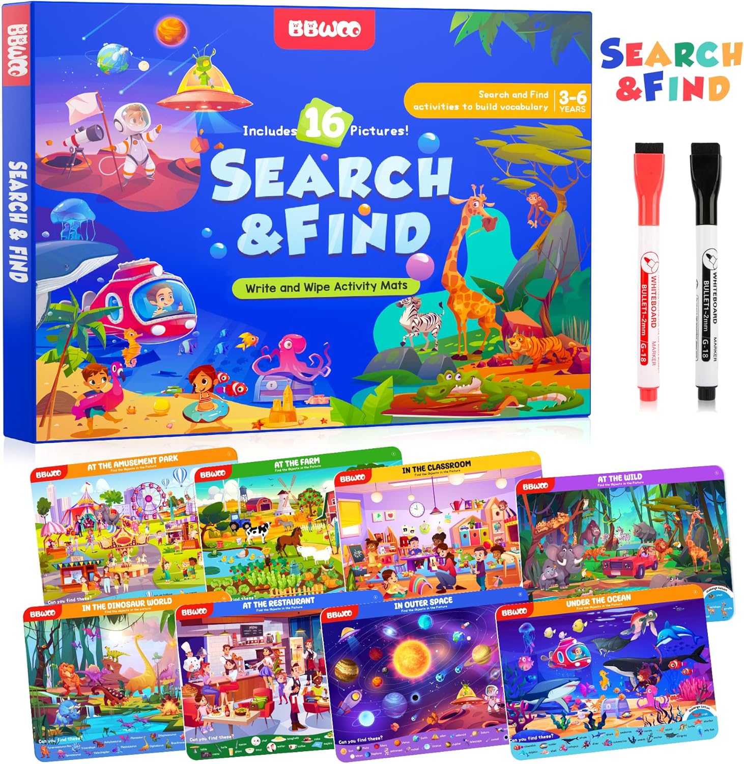 Search and Find Activity Books for Kids - School Holiday Activities for Kids