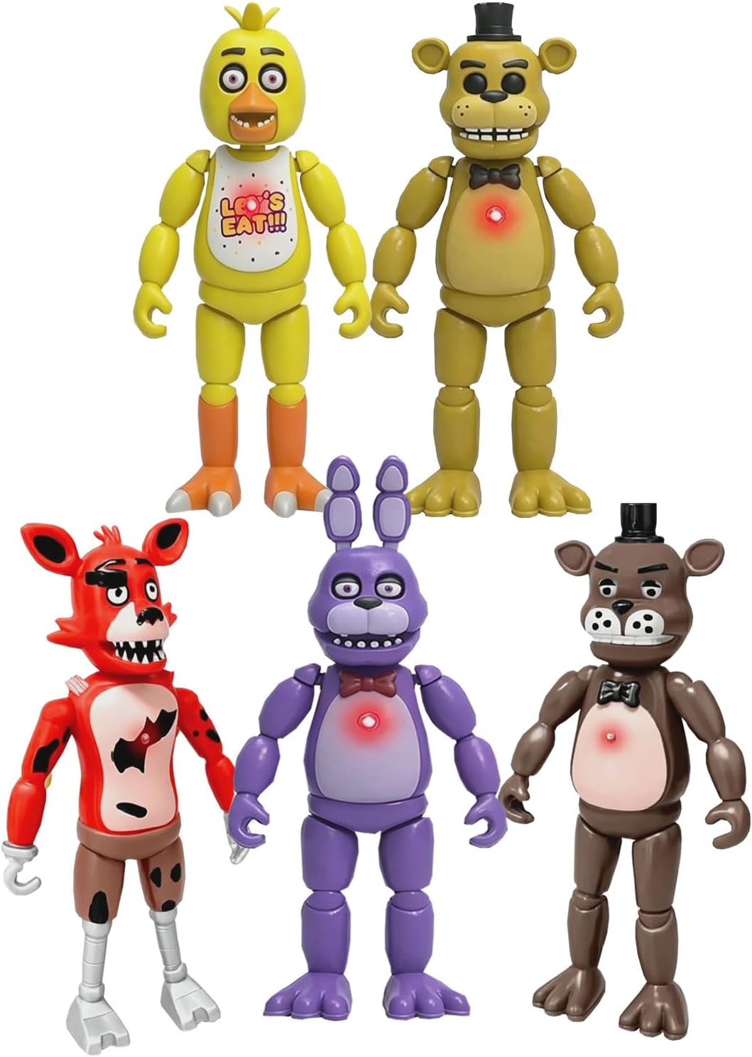 TZMAPU 5 Pack Five Night At Freddy's FNAF Action Figures - Five Night At Freddy's FNAF Toys