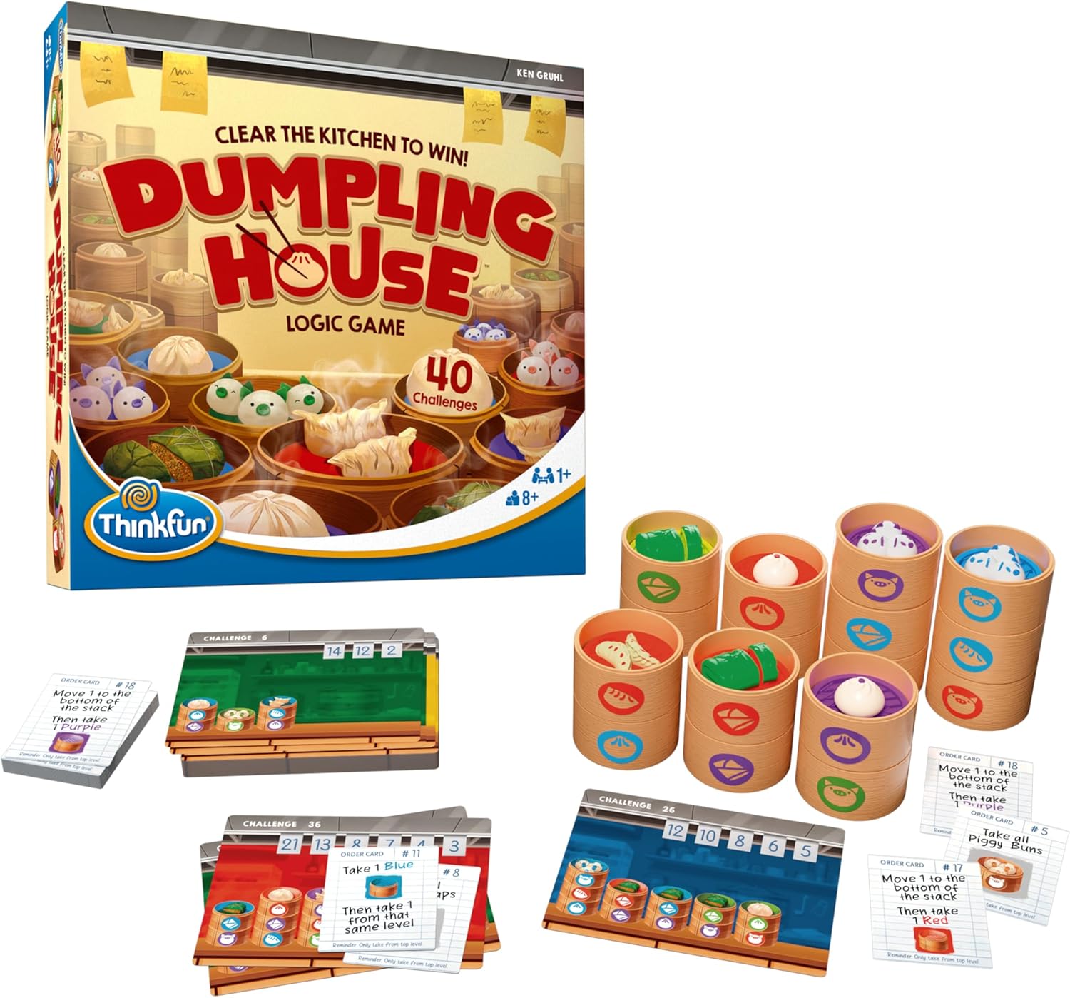 ThinkFun Dumpling House The Stacking Game - Dumpling Toys for Kids