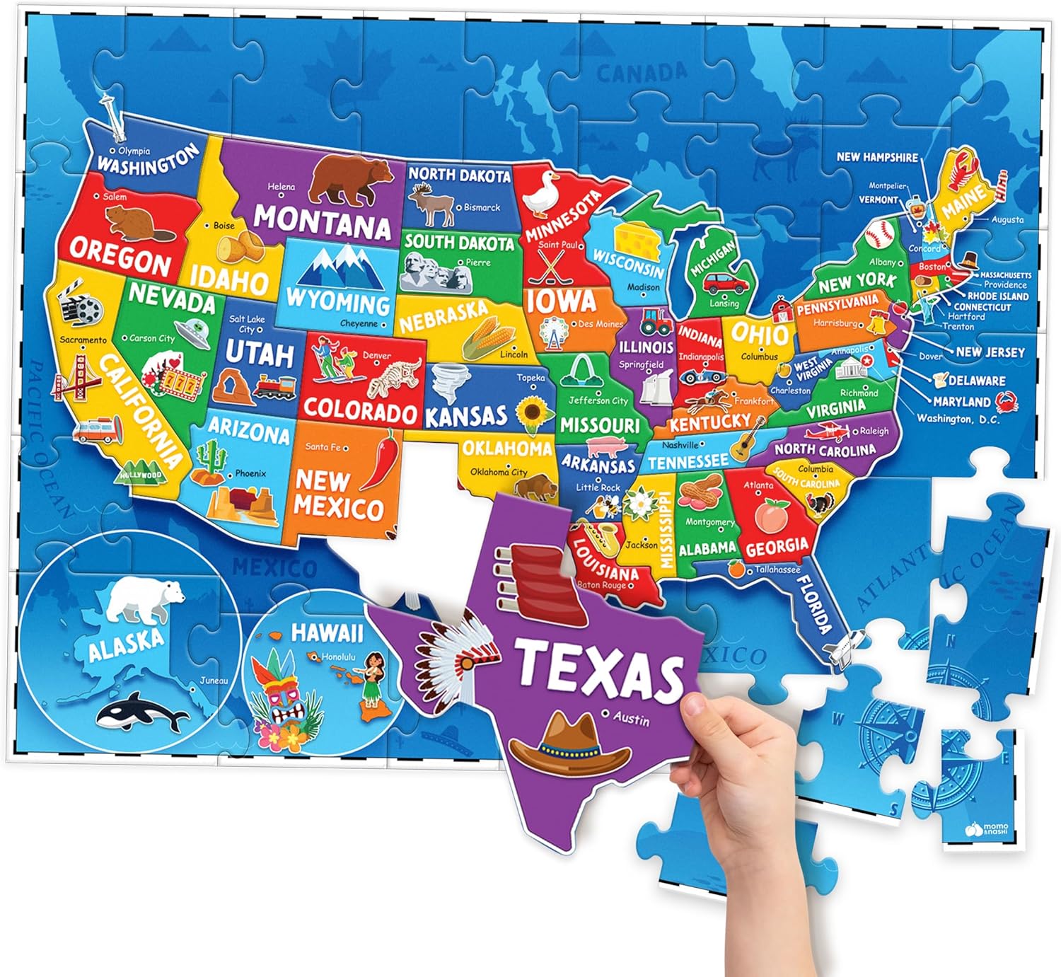 United States Puzzles for Kids - School Holiday Activities for Kids