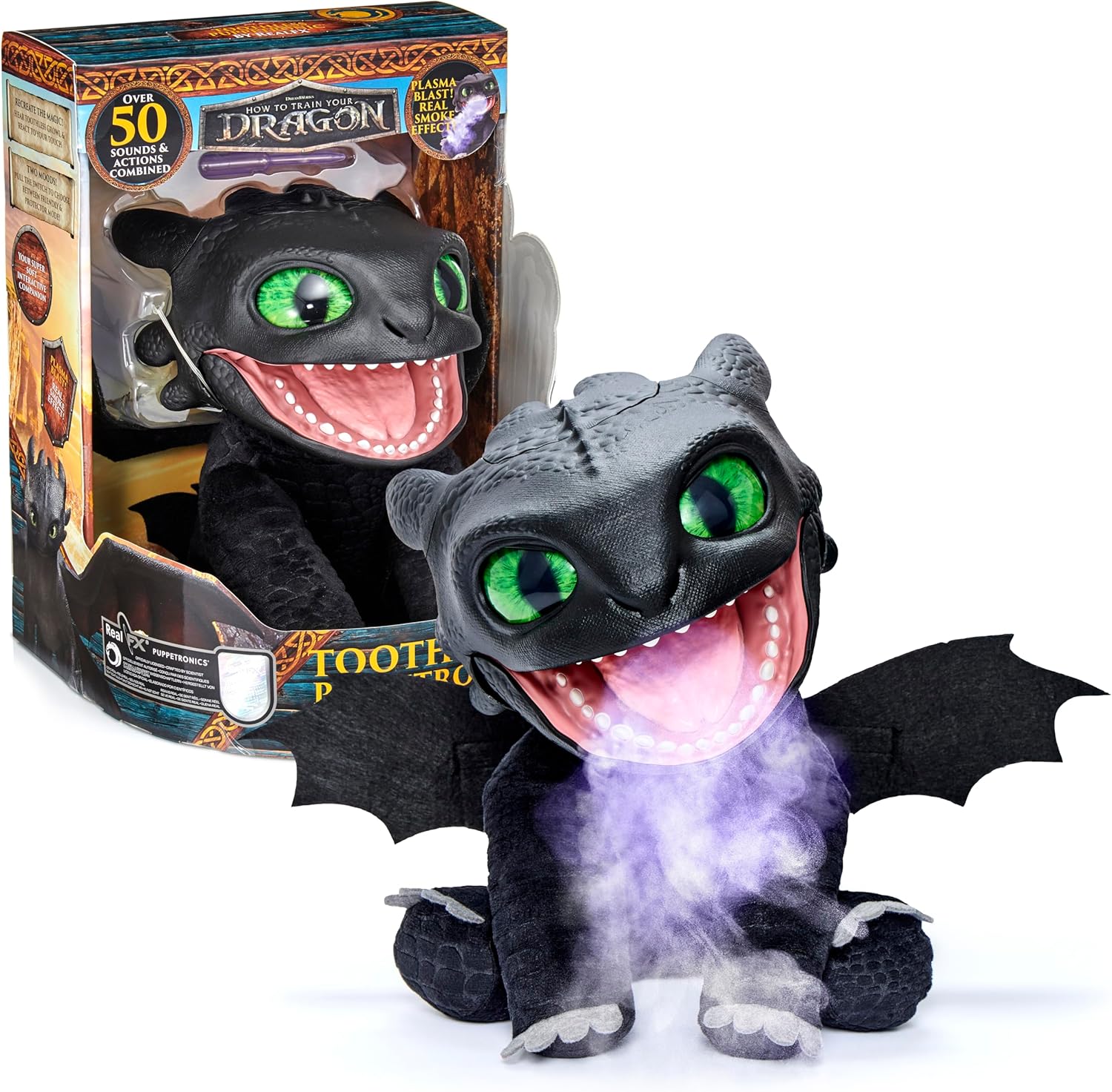 Wow! Stuff How to Train Your Dragon Toothless Puppetronic by RealFX