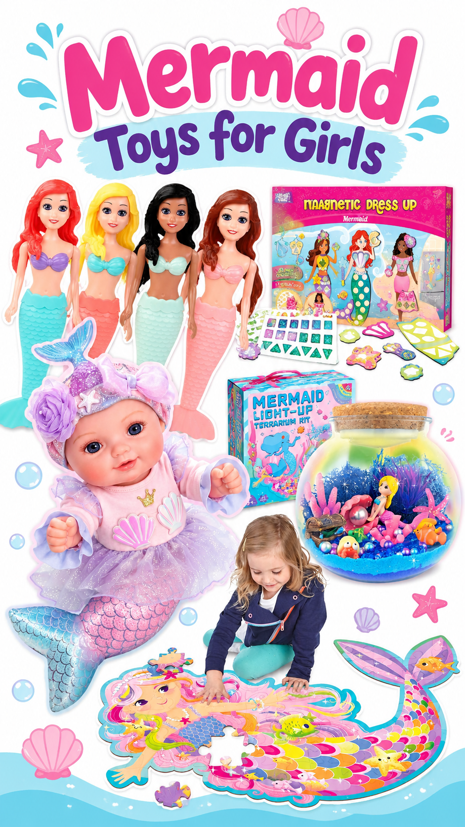 Mermaid Toys for Kids