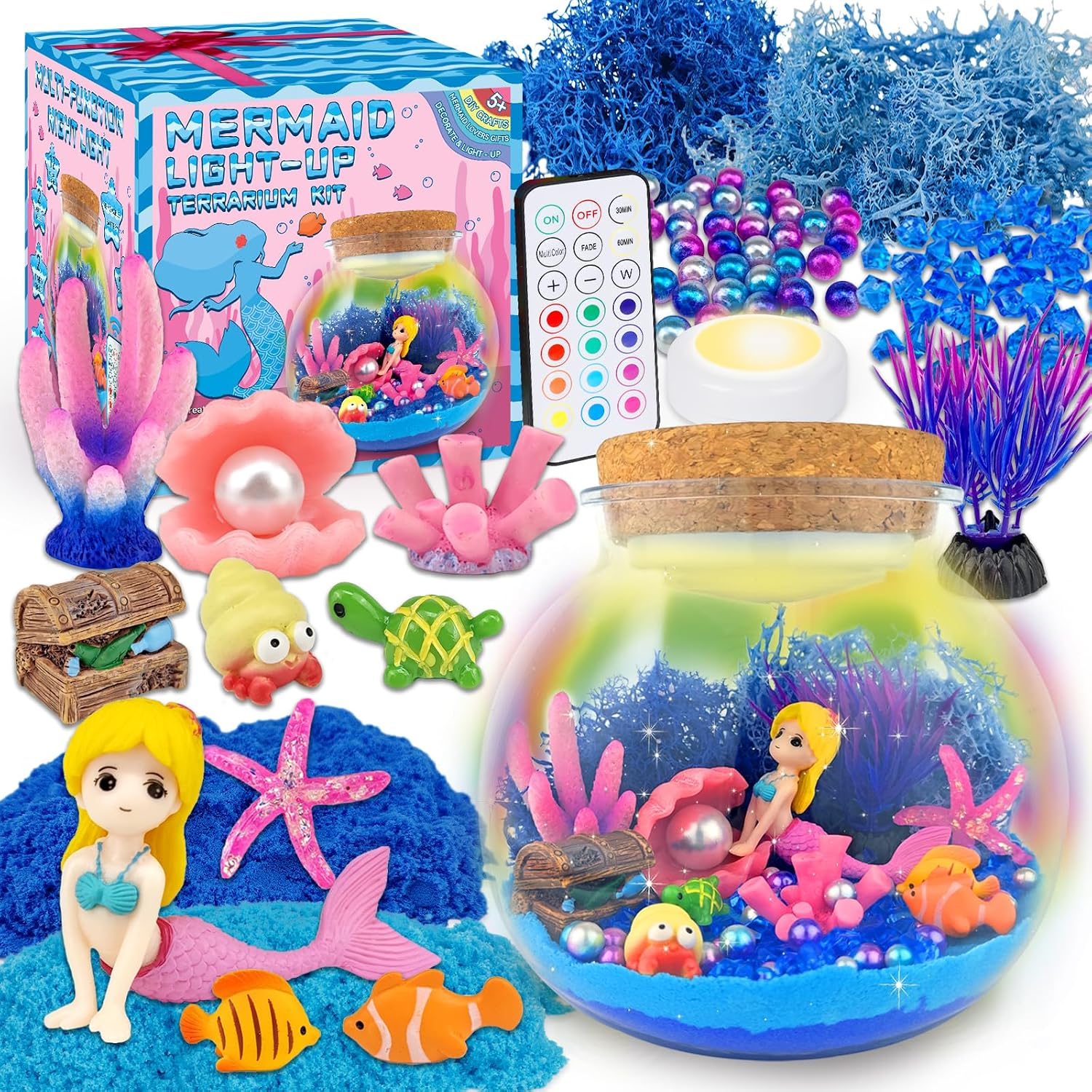 7july Mermaid Terrarium Craft Kit